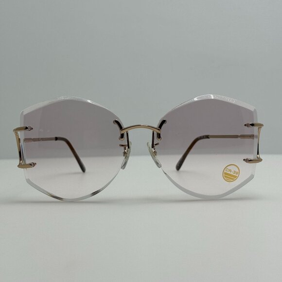Tura Sunglasses 178 5 1/2 Japan Gold Smoke Pink 62-20-140 main image 5